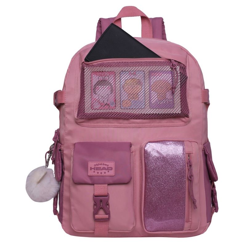 Mochila Mujer Fusion K-POP Palo Rosa Head-1