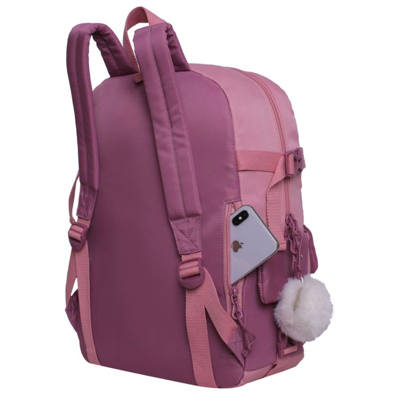 Mochila Mujer Fusion K-POP Palo Rosa Head-3