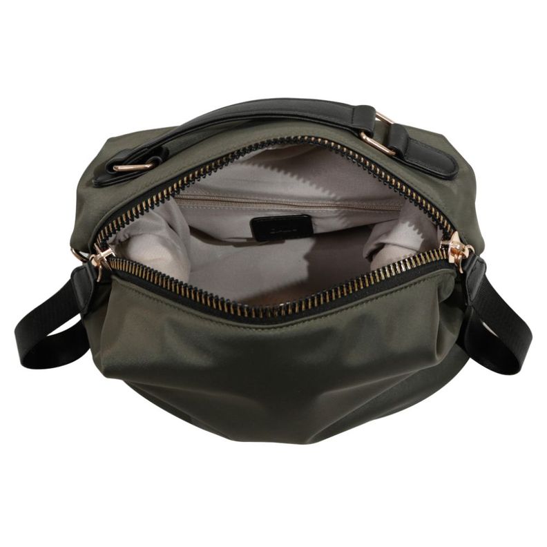 Cartera Simona Microfibra Verde Oscuro Calu-2