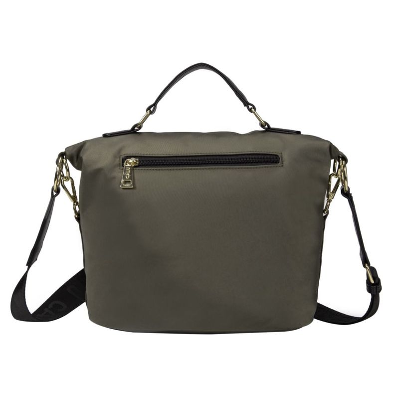Cartera Simona Microfibra Verde Oscuro Calu-5