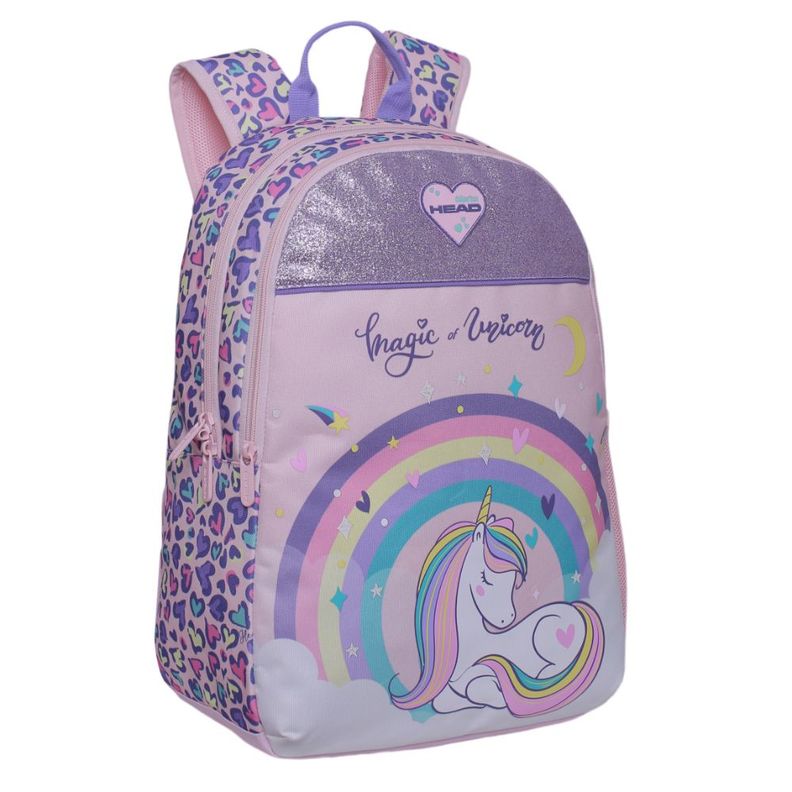 Mochila Infantil Sunny Unicornio Corazon Rosado Head-0