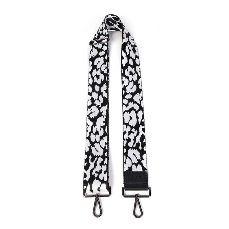Correa Strap Cartera Fresno Leopardo Negro Calu-1