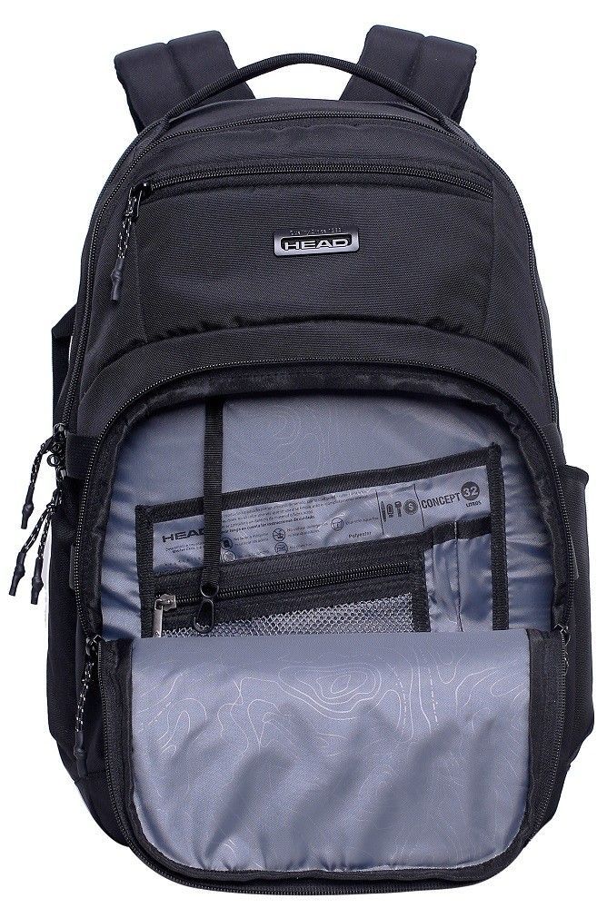 Mochila Computación Concept Negro Head-4