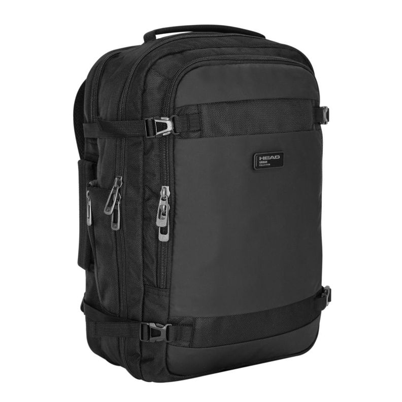 Mochila de Viaje Notebook Strada Reverse Negro Head-0