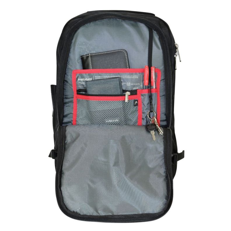 Mochila de Viaje Notebook Strada Reverse Negro Head-2