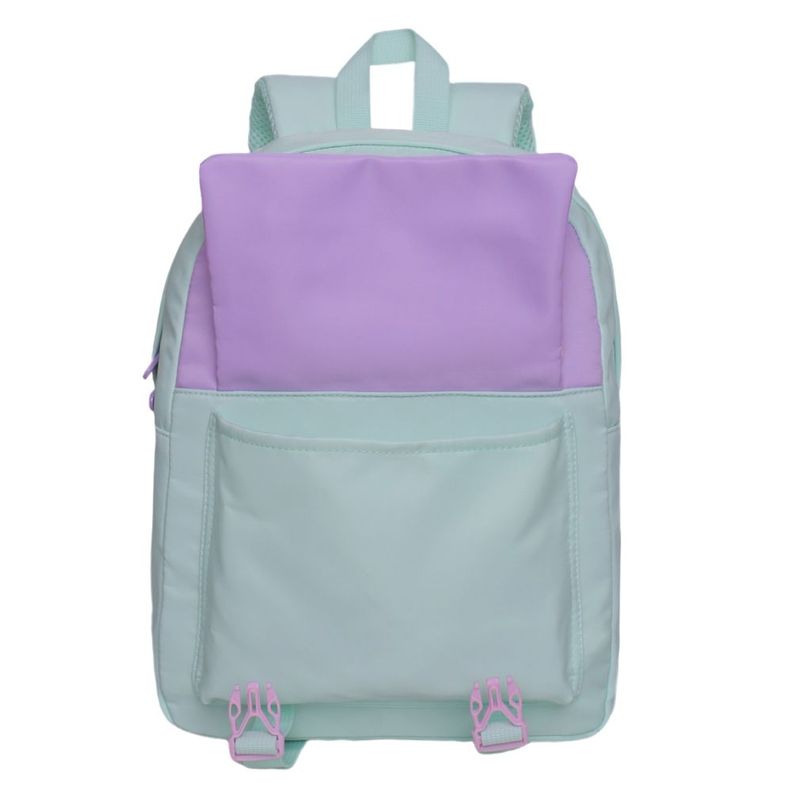 Mochila Infantil Sweet Color Block Menta Head-1