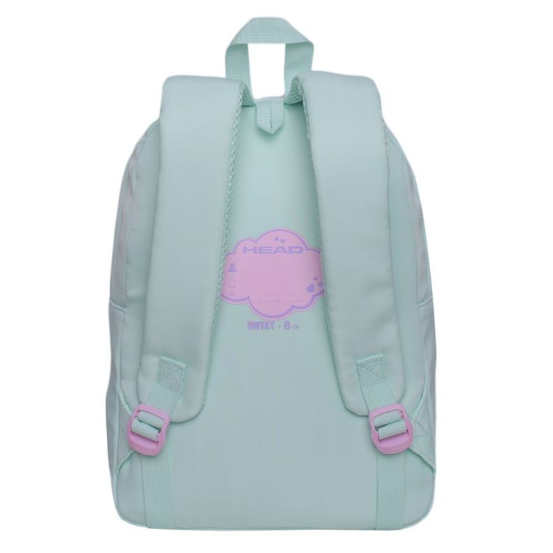 Mochila Infantil Sweet Color Block Menta Head-4