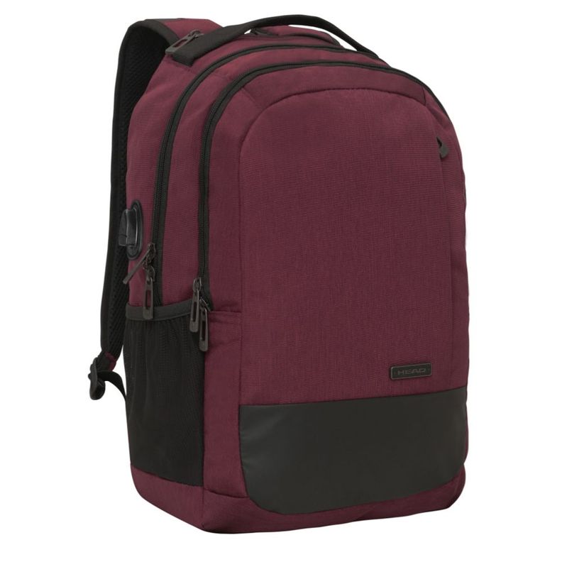 Mochila Denver USB Business Burdeo Head-0
