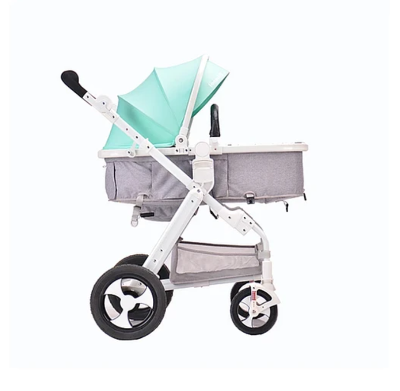 COCHE CUNA 6 EN 1 PLEGABLE VERDE-1