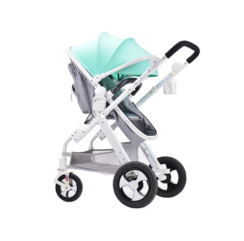 COCHE CUNA 6 EN 1 PLEGABLE VERDE-3