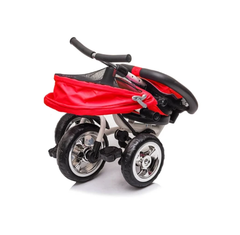 TRICICLO CANOPY PLEGABLE ROJO-6