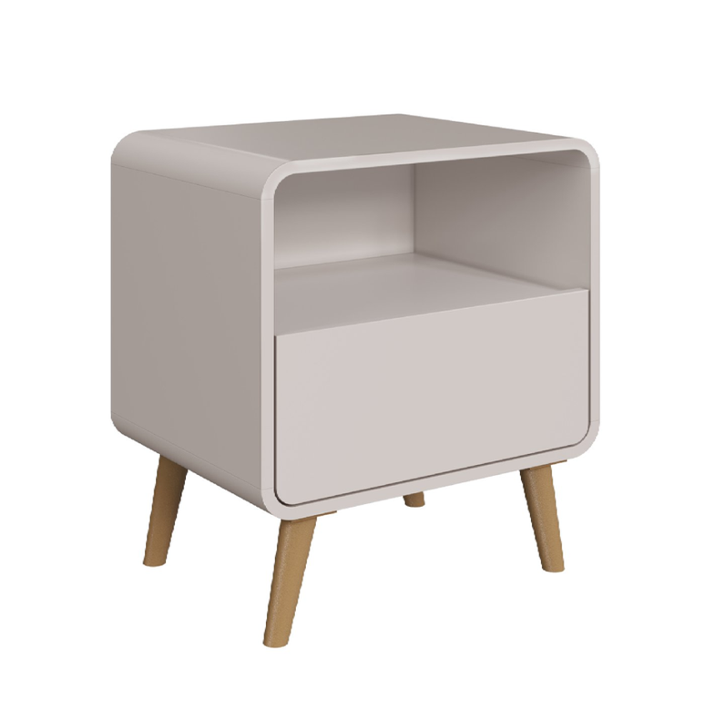 VELADOR RETRO 1 CAJON ROBLE CLARO