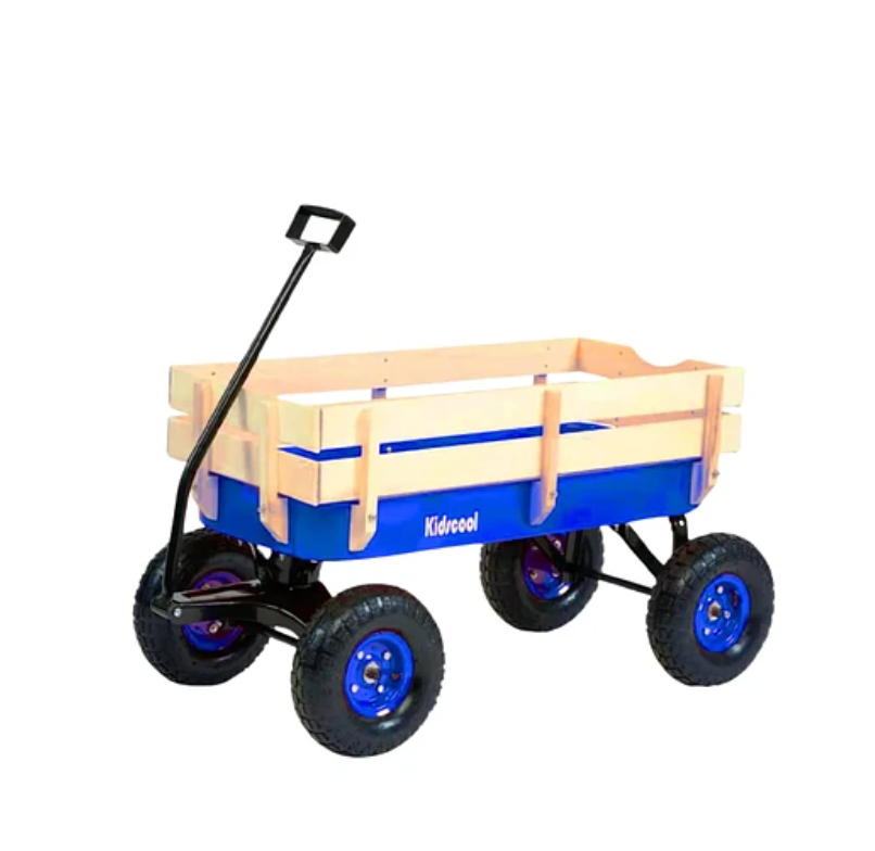 CARRITO DE ARRASTRE WAGON AZUL KIDSCOOL-0