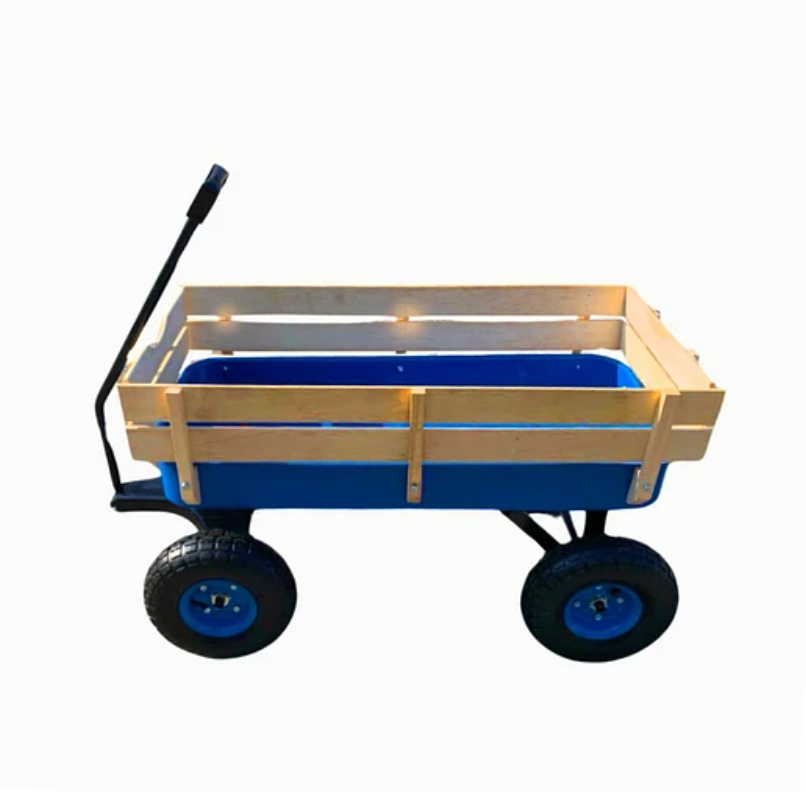 CARRITO DE ARRASTRE WAGON AZUL KIDSCOOL-1