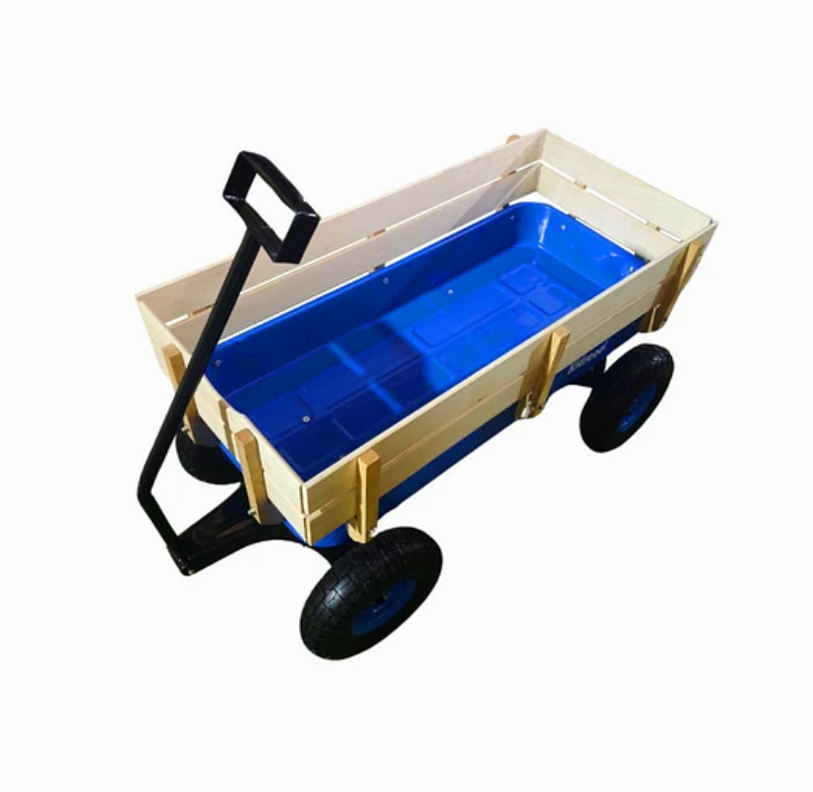 CARRITO DE ARRASTRE WAGON AZUL KIDSCOOL-2
