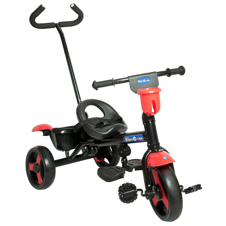 TRICICLO 2 FUNCIONES EN 1 ROJO-0