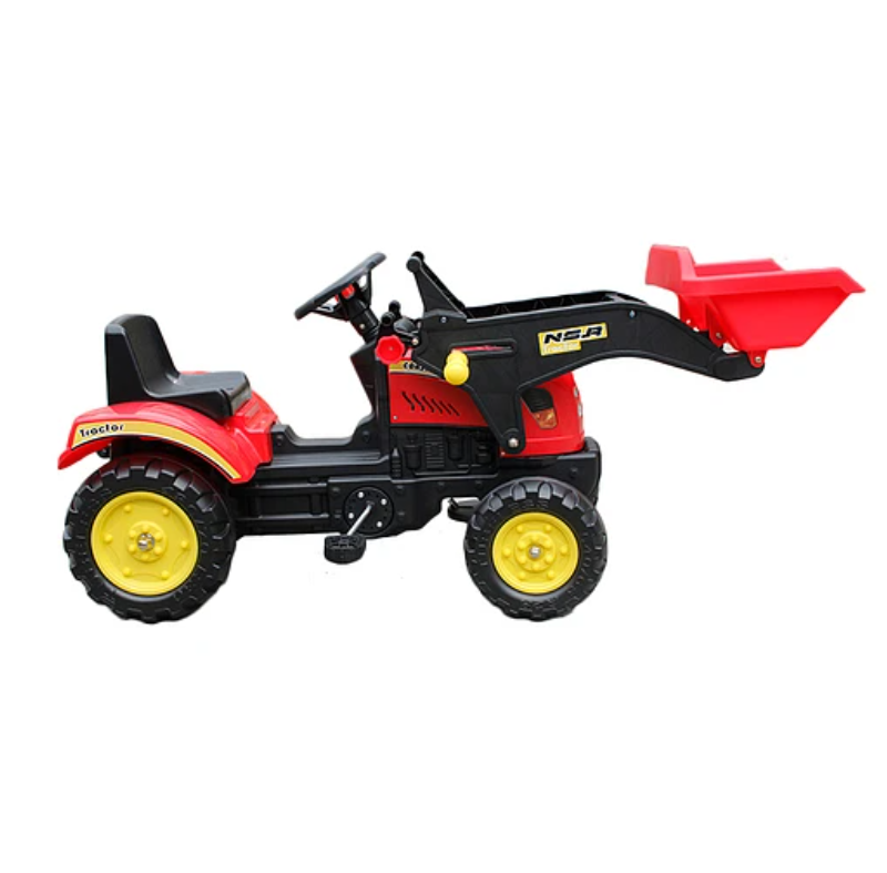 RETROEXCAVADORA ROJA KIDSCOOL-1