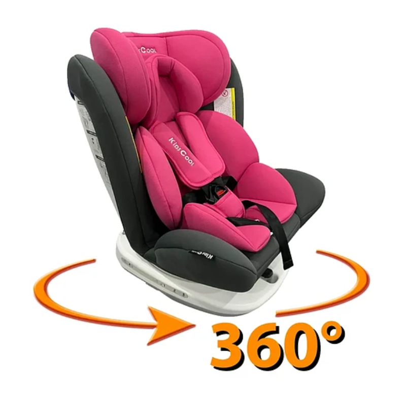 SILLA DE AUTO 360 ETAPA 0-1-2-3 ROSADO-0