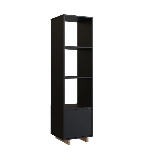 ESTANTE ORGANIZADOR  PUERTA NEGRO MOVELI-0