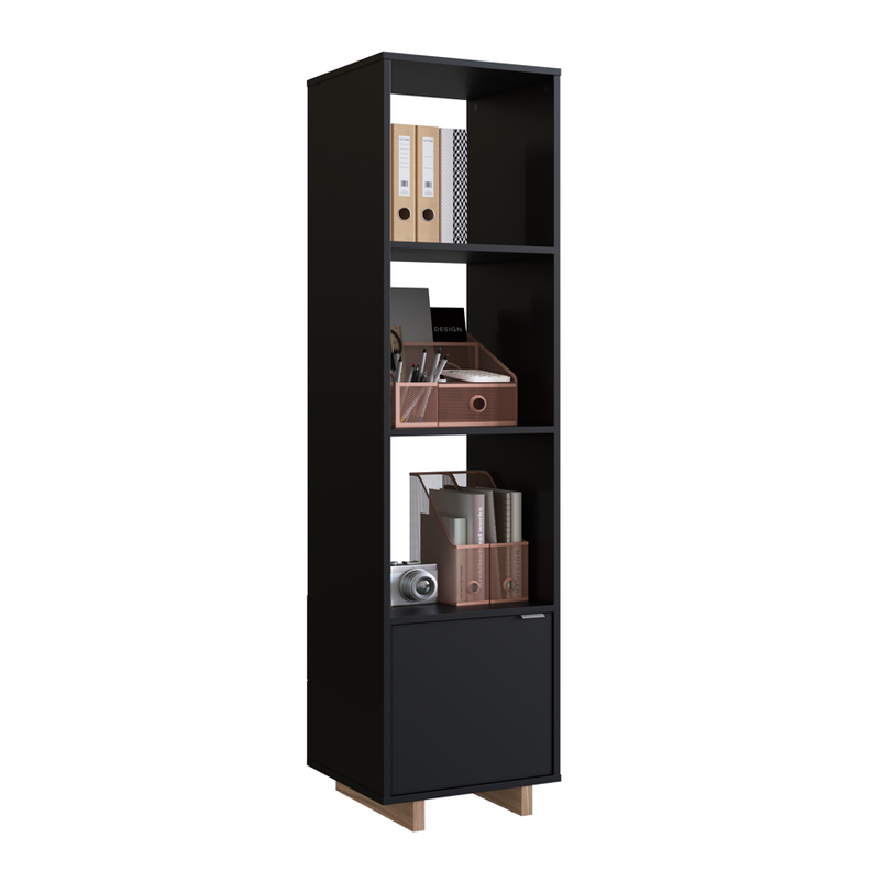 ESTANTE ORGANIZADOR  PUERTA NEGRO MOVELI-1