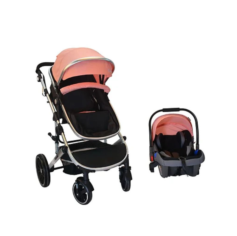 COCHE TRAVEL LUX 3 EN 1 KIDSCOOL ROSADO-1