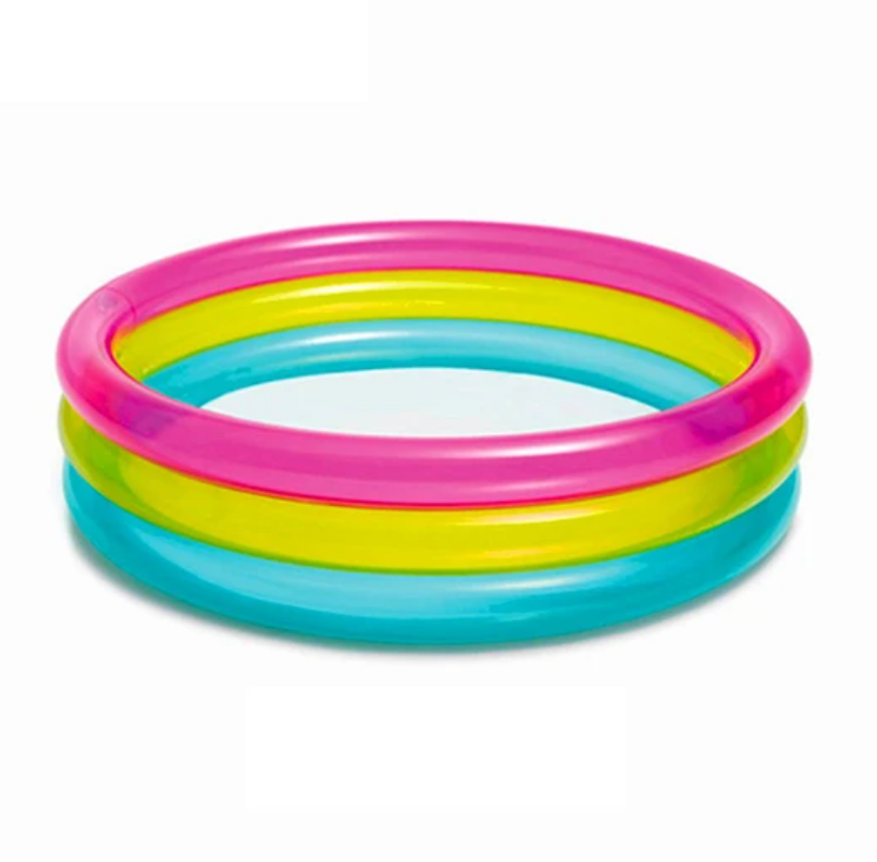 PISCINA INFLABLE BABY ARCO IRIS KIDSCOOL-3