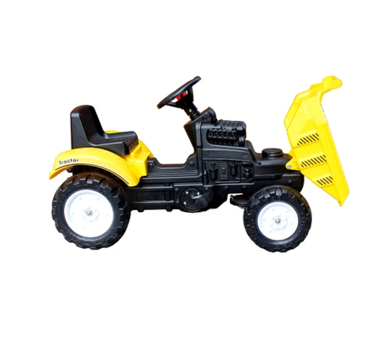 TRACTOR C/PALA AMARILLO KIDS-1