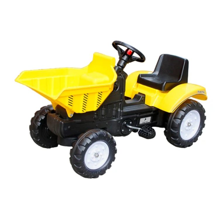 TRACTOR C/PALA AMARILLO KIDS-4