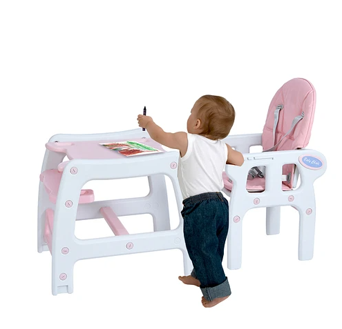 SILLA DE COMER NEW ROSA CLARO 3 EN 1-4