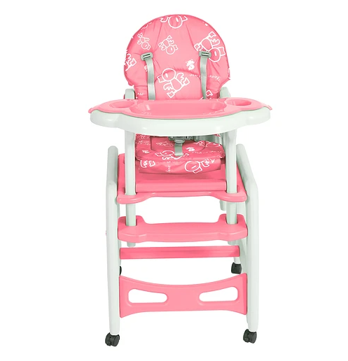 SILLA DE COMER NEW ROSADA 3 EN 1-1