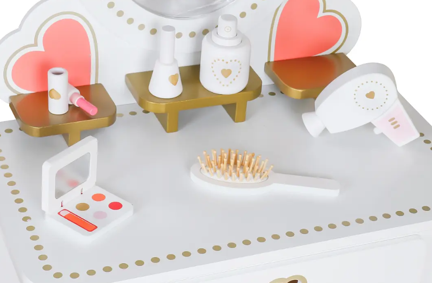 TOCADOR LOVE BLANCO CON ACCESORIOS-4