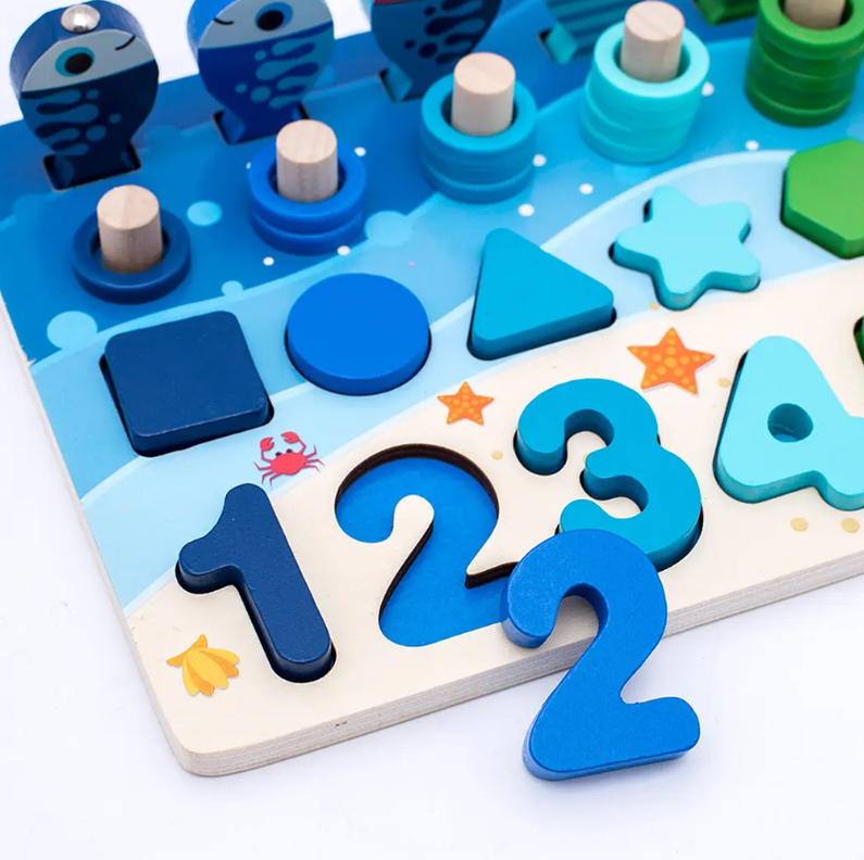 PUZZLE DE MADERA MULTICOLOR MONTESSORI-3