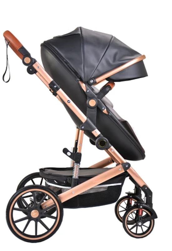 COCHE CUNA EGG 3 EN 1 KIDSCOOL NEGRO-1