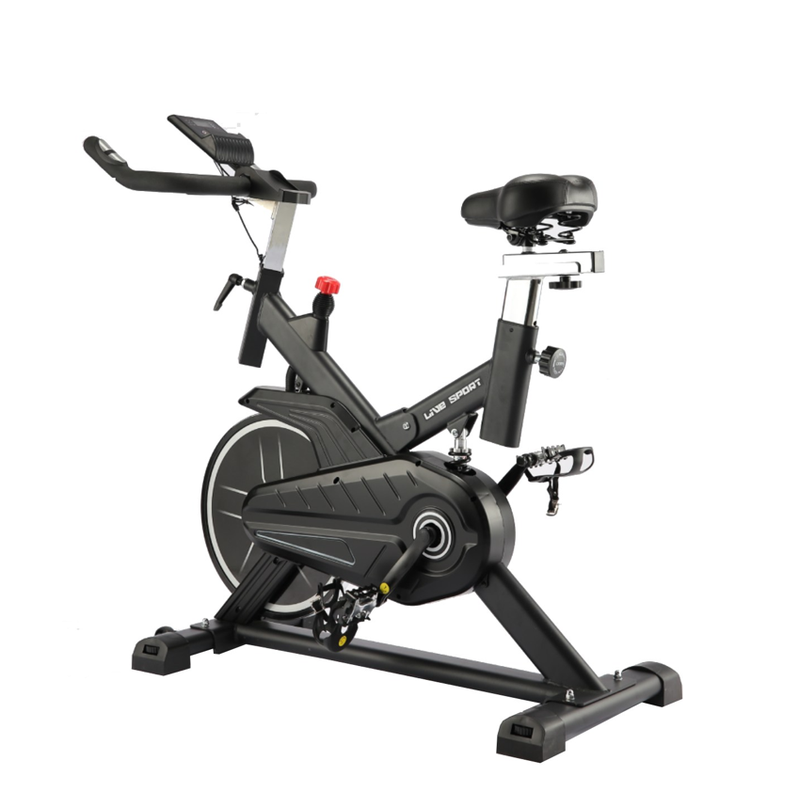 BICICLETA SPINNING MAGNETICA 8KG NEGRA -1