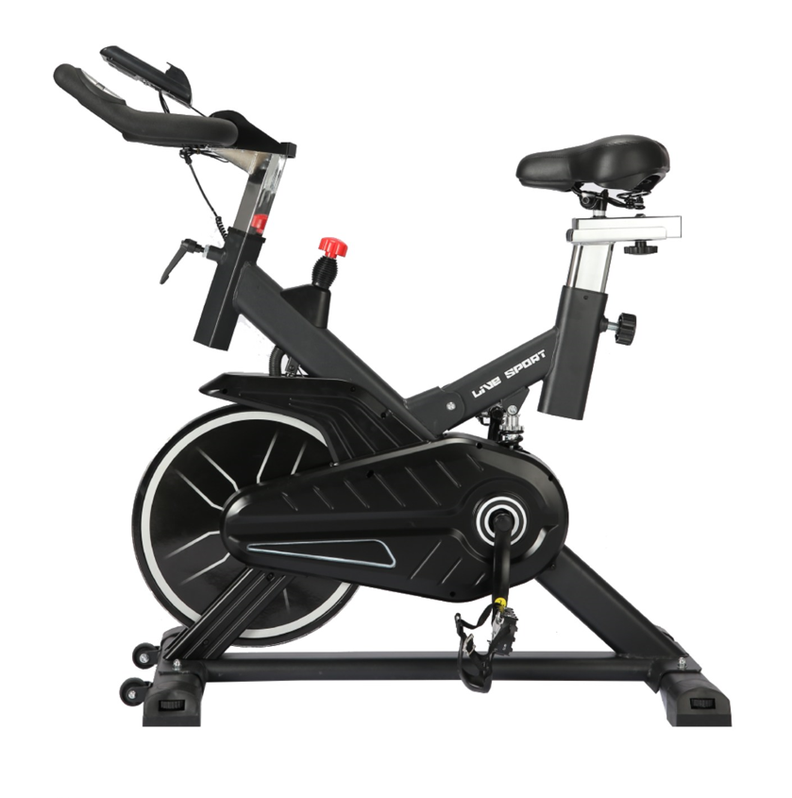BICICLETA SPINNING MAGNETICA 8KG NEGRA -2