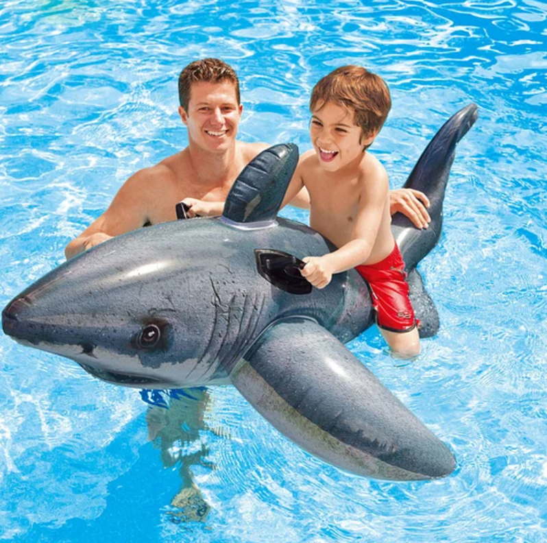 FLOTADOR INFLABLE TIBURON-4