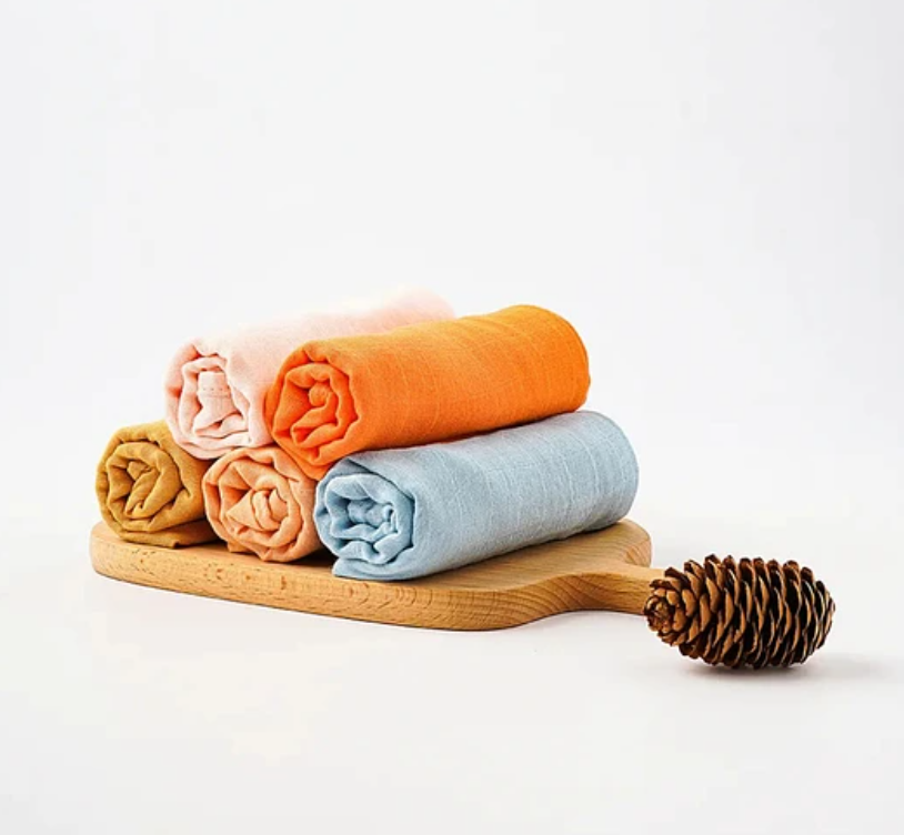 SET TOALLAS ECO BEBE BAMBU COLOR 5 UN