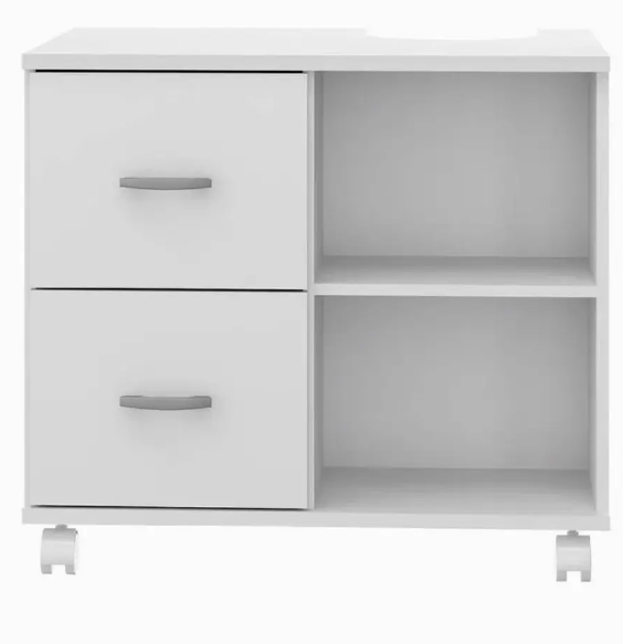 MUEBLE PARA BAÑO ( 2 CAJONES )BLANCO-2