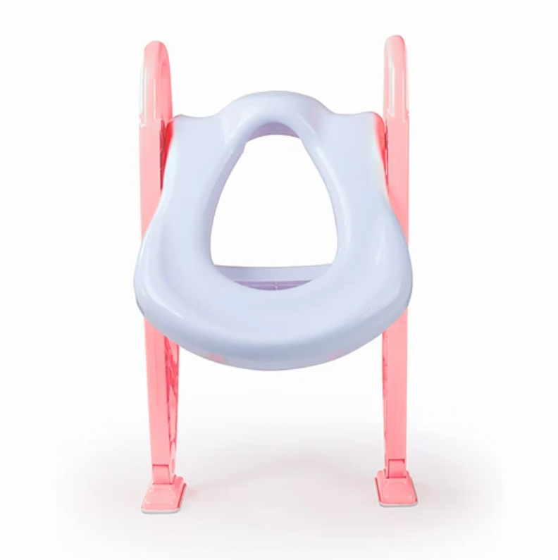 ASIENTO ENTRENADOR PARA W.C ROSADO CON ESCALERA-1