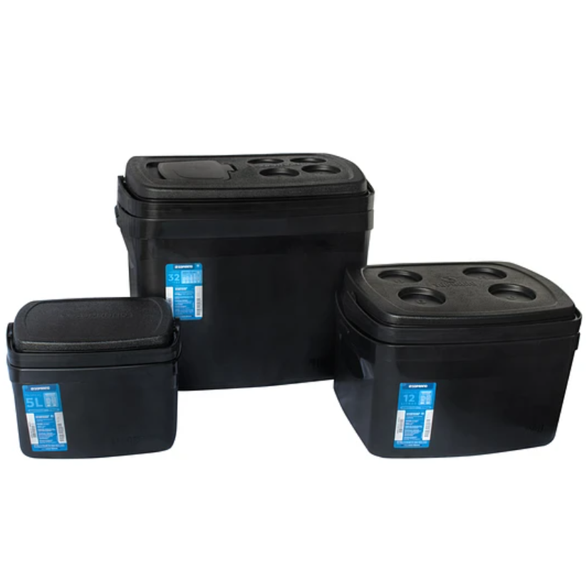 SET 3 COOLER NEGRO 32L, 12L Y 5L-1
