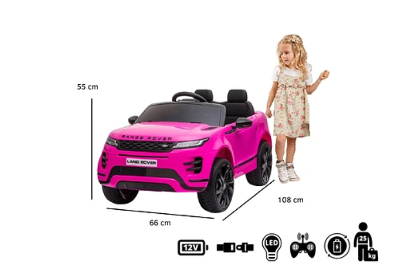 RANGE ROVER EVOQUE ROSADO 12V-3