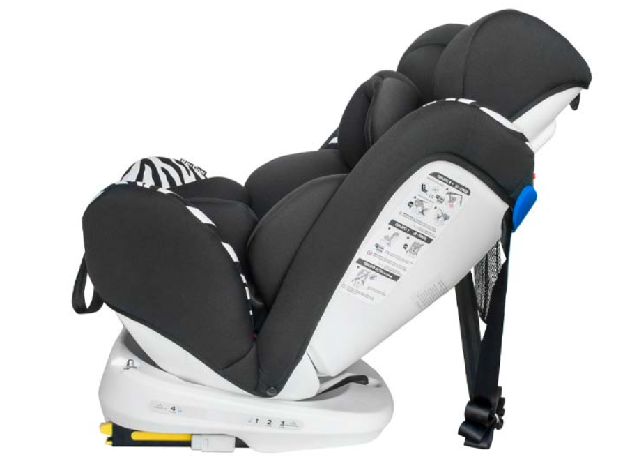 SILLA DE AUTO 360 ETAPA 0-1-2-3 CEBRA-4
