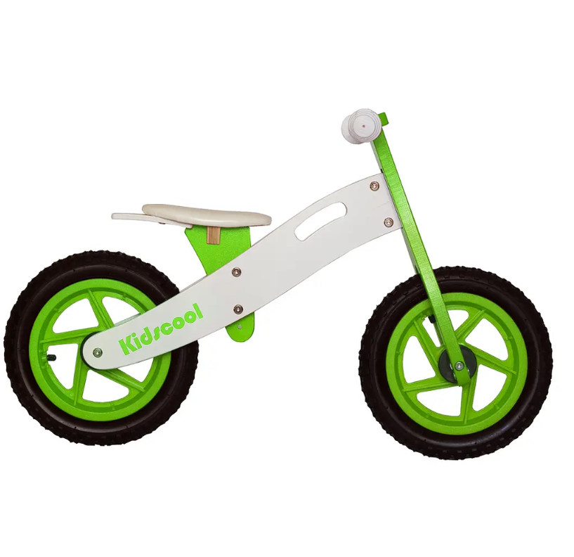 BICICLETA MADERA NEW RIDERS GREEN/WHITE           -4