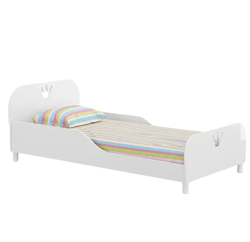 MINI CAMA BLANCA BRILLANTE MOD PRINCIPE-0