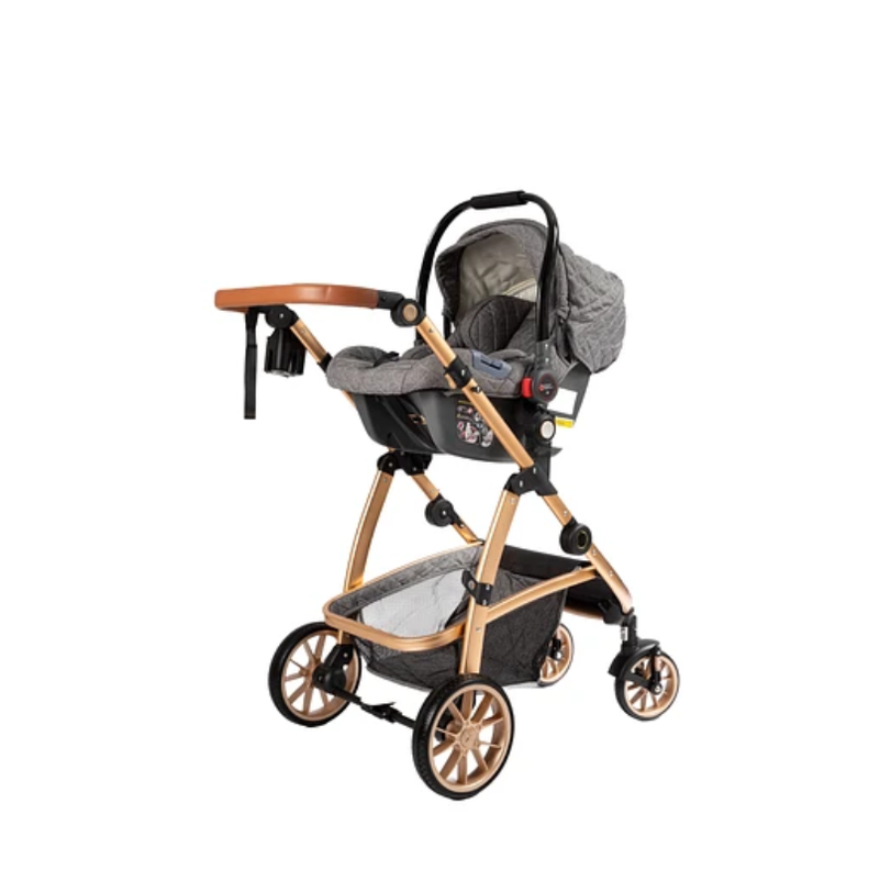 COCHE TRAVEL ELEGANCE 3 EN 1 GRIS-3