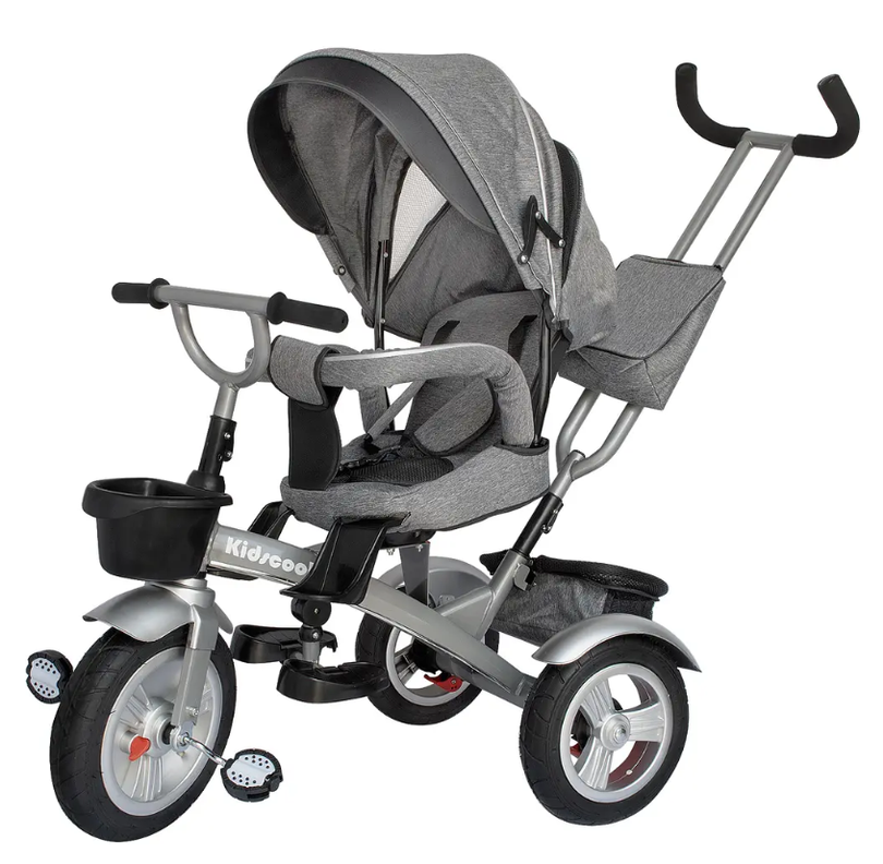 TRICICLO MULTIFUNCIONAL CITY 360 GRIS-0