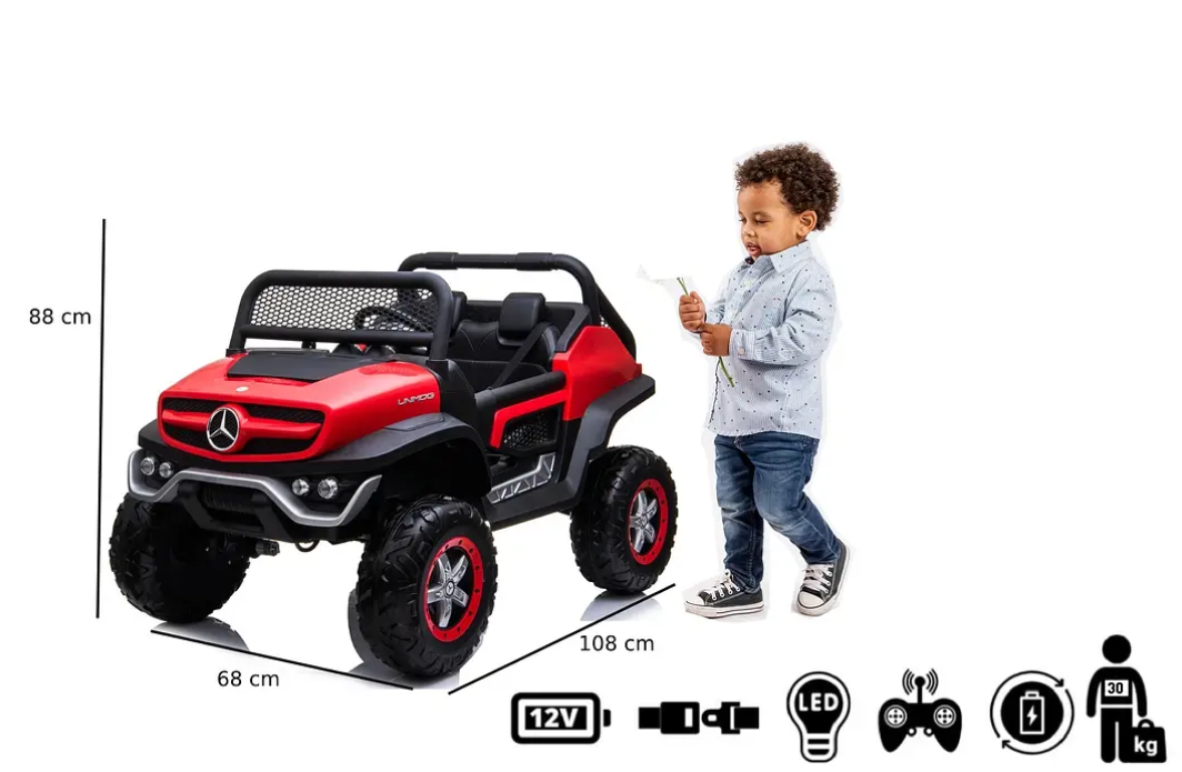 UNIMOG CONCEPT BATERIA ROJO-5