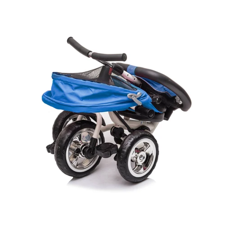 TRICICLO CANOPY PLEGABLE AZUL-2