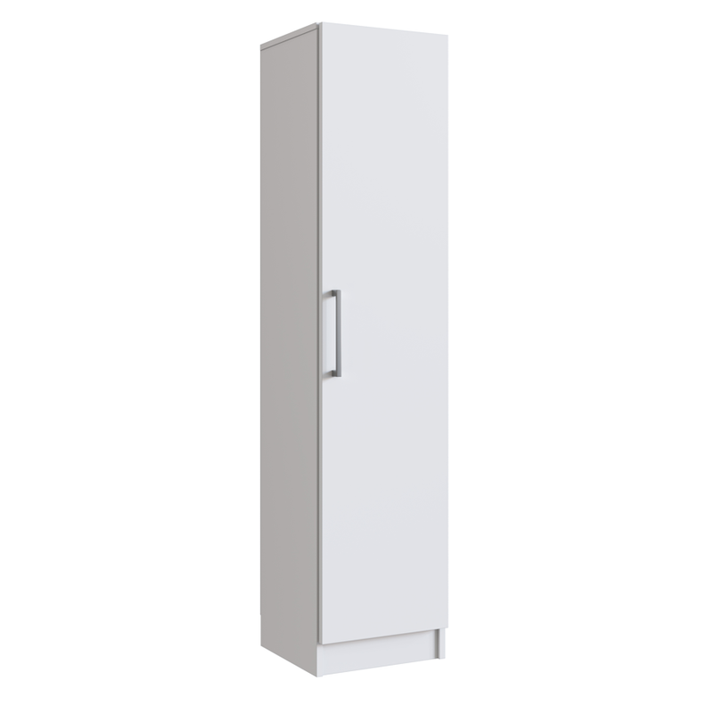 ESTANTE UNA PUERTA CON 5 ESPACIOS BLANCO LINEA SLIM-0