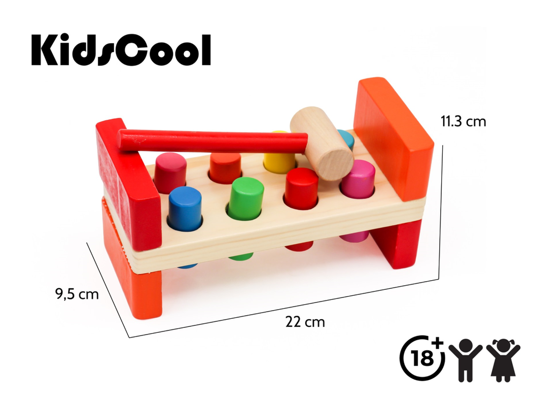  MARTILLO DIDACTICO MONTESSORI COLOR -5